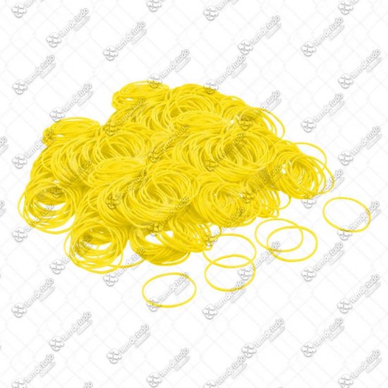 ELASTICOS PET AMARELO C/300