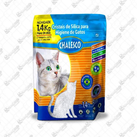 AREIA P/GATO SILICA CHALESCO 1,4KG