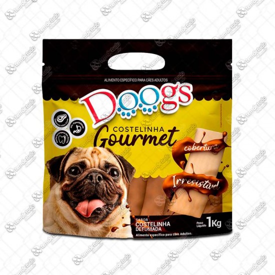 PETISCO DOOGS COSTELINHA DEFUMADA P 1KG