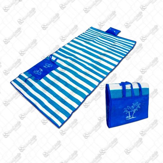 BOLSA ESTEIRA DE PRAIA AZUL