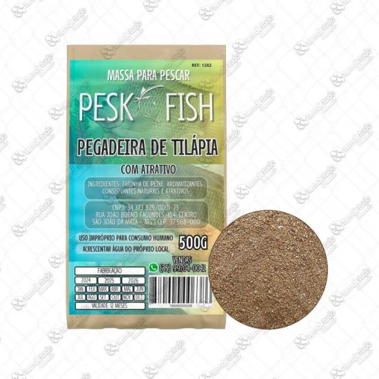 MASSA PESCA PESK FISH PEGADEIRA 500G