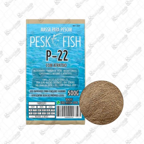 MASSA PESCA PESK FISH P-22 500G