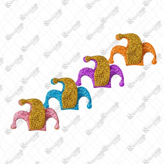 ADESIVO PET CHAPEU CARNAVAL C/20