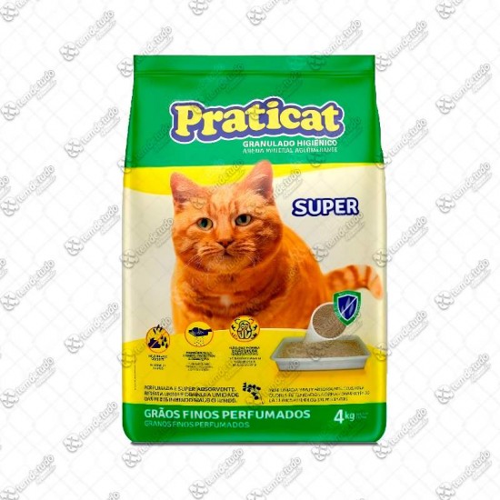 ZZ AREIA P/GATO C/6 4KG PRATICAT PERFUMA