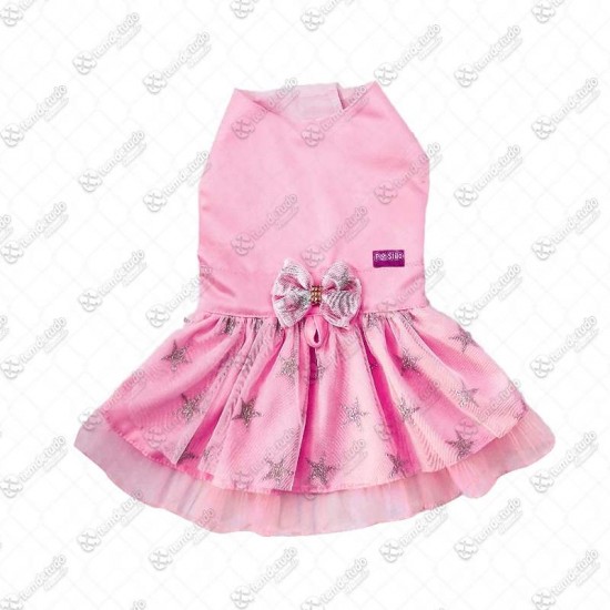 ROUPA VESTIDO SUPER LUXO ROSA M