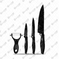 19261 - KIT FACA ACO INOX BLACK C/4