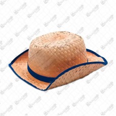 19388 - CHAPEU PALHA TEXANO INFANTIL COLOR 