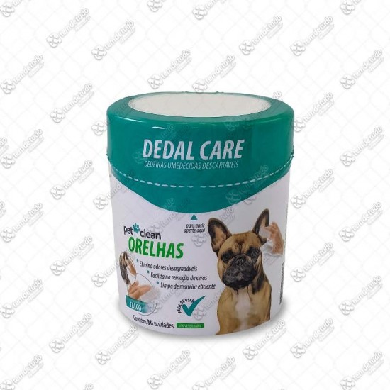 DEDAL CARE ORELHAS C/30 PET CLEAN 