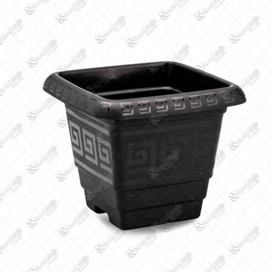VASO PLAST QUAD PRETO XG 59LT
