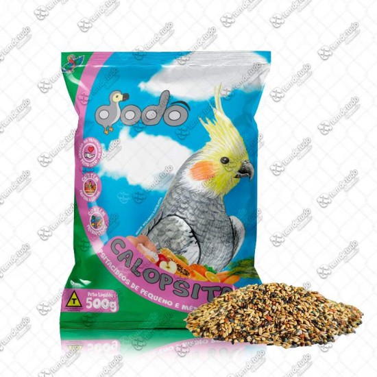 MISTURA DODO CALOPSITA FRUTAS/LEG 500G 
