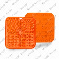 19430 - COMEDOURO TAPETE DE LAMBER QUAD LARANJA