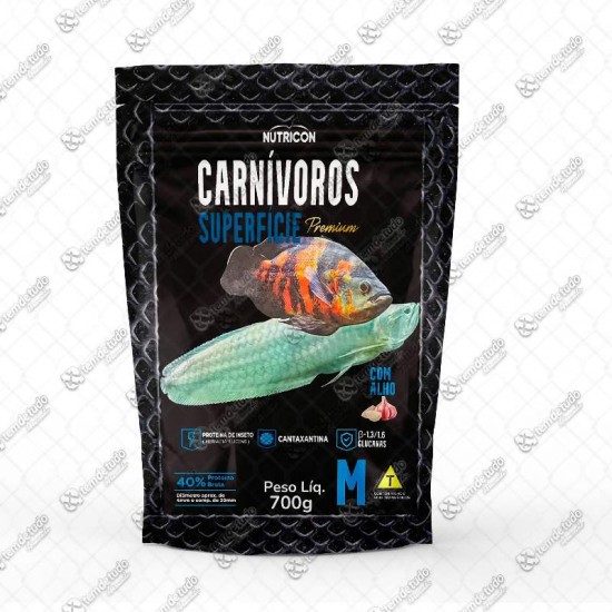 CARNIVOROS DE SUPERFICIE 700G SACO PLAST
