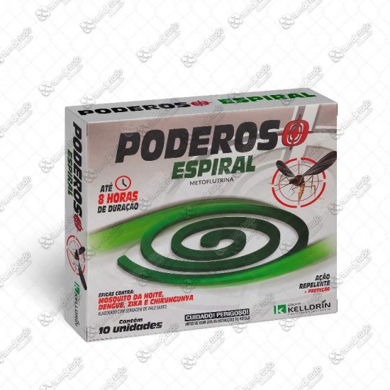PODEROSO INSETICIDA ESPIRAL C/10