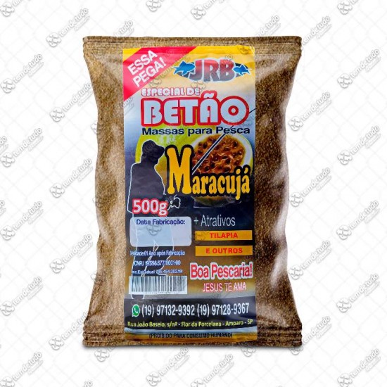 MASSA PESCA BETAO PO MARACUJA 500G