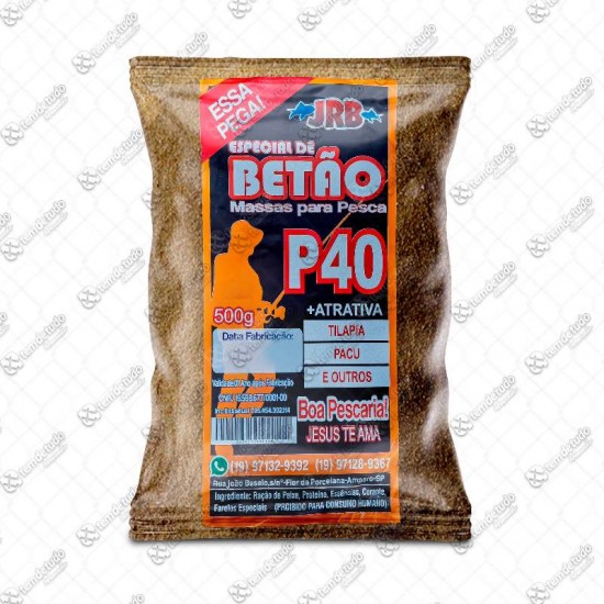 MASSA PESCA BETAO PO P40 500G