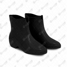 3760 - BOTA BORRACHA CANO CURTO FEM N37 PRETA