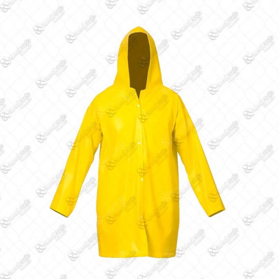 CAPA CHUVA CAPUZ PVC FORRADA EXG AMARELA
