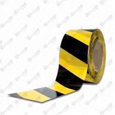 3978 - FITA ZEBRADA PRETO/AMARELA 150MT