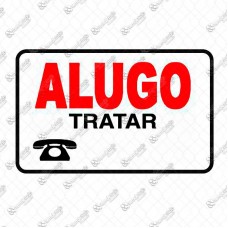 4461 - PLACA SINALIZ ALUGO 20X30
