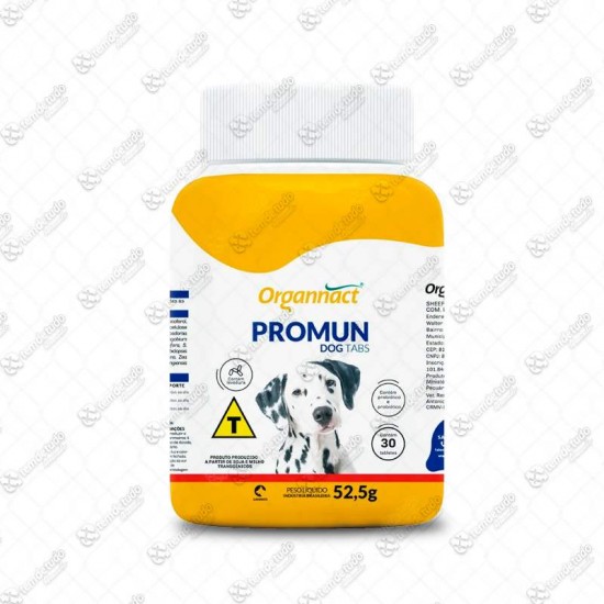 PROMUN DOG TABS SUPLEMENTO CAES 52,5G   