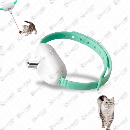 BRINQUEDO GATO COLEIRA COM LASER VERDE