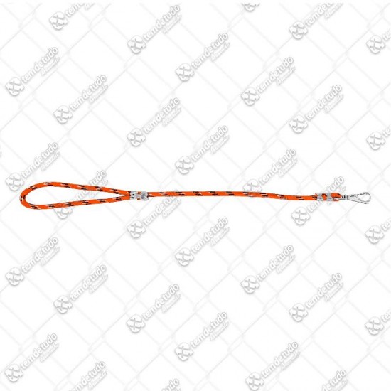 GUIA CORDA 12MM X 1MT MOSQ LARANJA