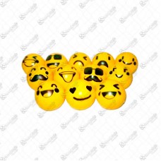 4520 - BRINQUEDO BOLA CARA EMOCOES KIT C/12 