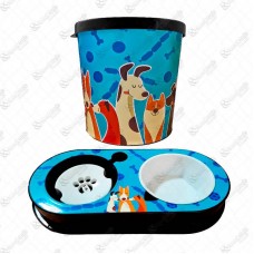 17650 - KIT ALIMENTO CACHORRO MACHO AZUL 