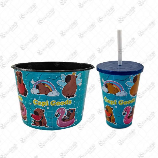 KIT PIPOQUEIRA CAPIVARA AZUL
