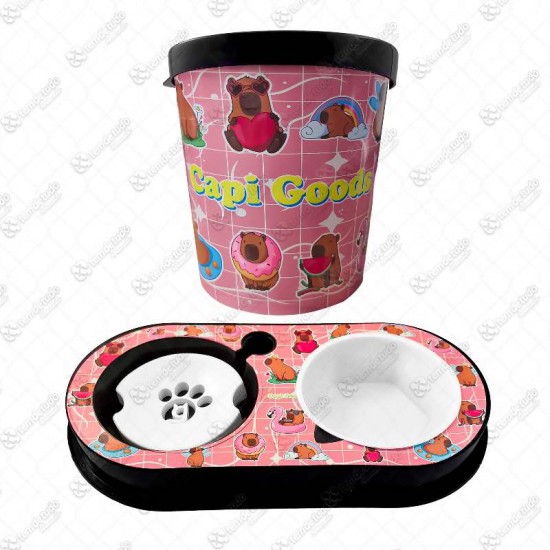 KIT ALIMENTO CAPIVARA FEMEA ROSA