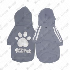 19845 - ROUPA MOLETOM KZPET XG CINZA