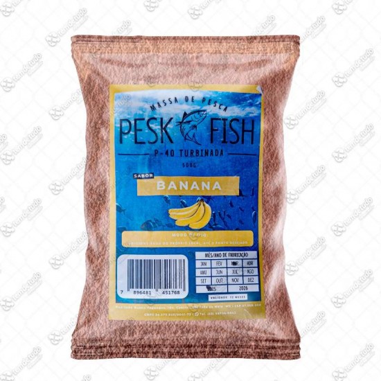 MASSA PESCA PESK FISH P-40 BANANA 500G