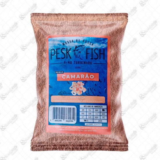 MASSA PESCA PESK FISH P-40 CAMARAO 500G