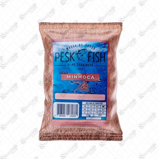 MASSA PESCA PESK FISH P-40 MINHOCA 500G