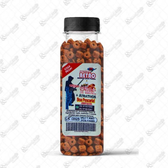 MASSA PESCA BETAO PINGA/MEL GARRAFA 125G