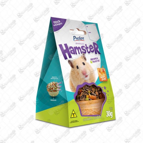 TORTINHA HAMSTER 30G COM OVOS E MEL C/1
