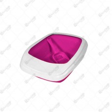 8390 - BANDEJA GATO COM BORDA ROSA