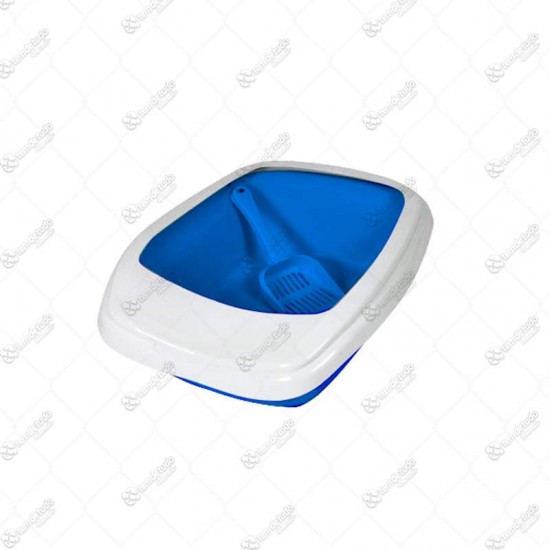 BANDEJA GATO COM BORDA AZUL