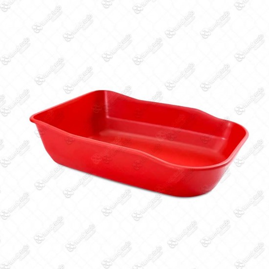 BANDEJA HIGIENICA LUXO VERMELHA