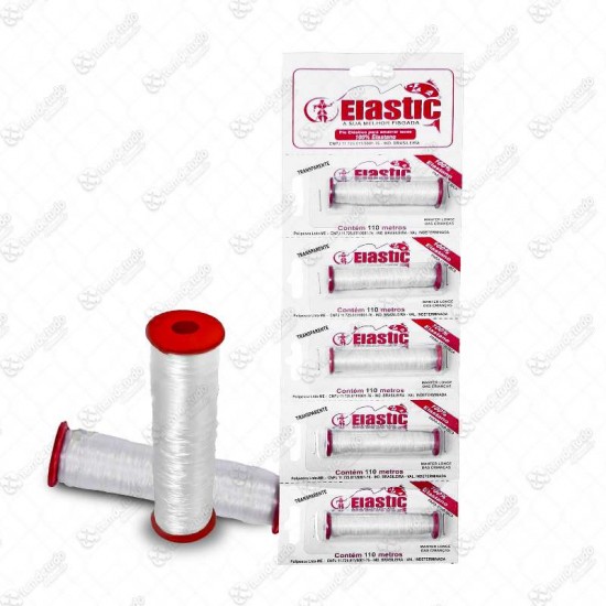 LINHA ELASTICA PESCA ELASTIC 110MT C/5 