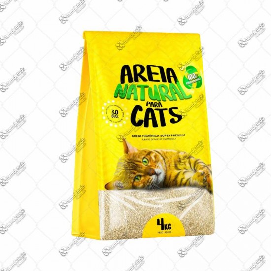 ZZ AREIA P/GATO C/5 4KG TIGER BIODEG