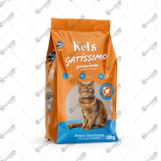 ZZ AREIA P/GATO GATISSIMO S/PERFUME12KG 