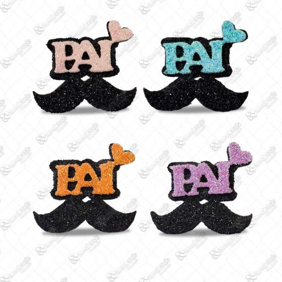 ADESIVO PET PAI BIGODE C/20