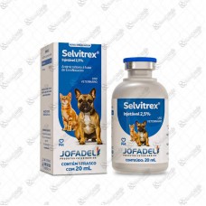 19996 - SELVITREX INJETAVEL 2,5% 20ML