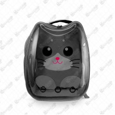 19940 - MOCHILA PET ASTRONAUTA GATINHO CINZA ESC