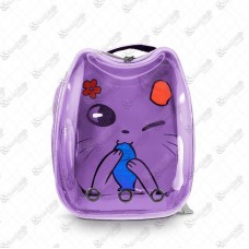 19939 - MOCHILA PET ASTRONAUTA GATINHO ROXA