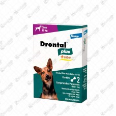 10663 - DRONTAL CAO C/2 COMPRIMIDO ATE 10KG