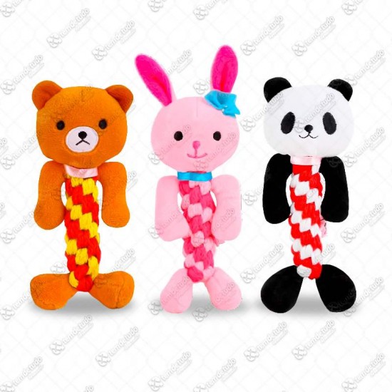 BRINQUEDO PELUCIA ANIMAIS C/CORDA 20CM