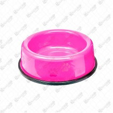 8237 - COMEDOURO PLAST PESADO 150ML ROSA