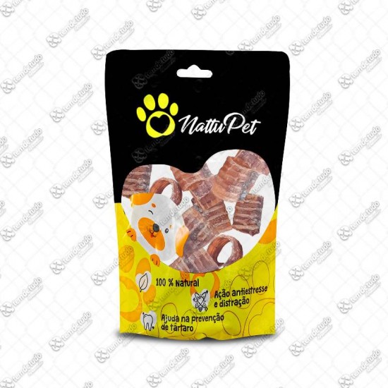 PETISCO MINI TRAQUEIA BOVINA 100G